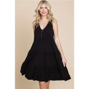 NWT Culture Code Racerback Tiered Tank Dress